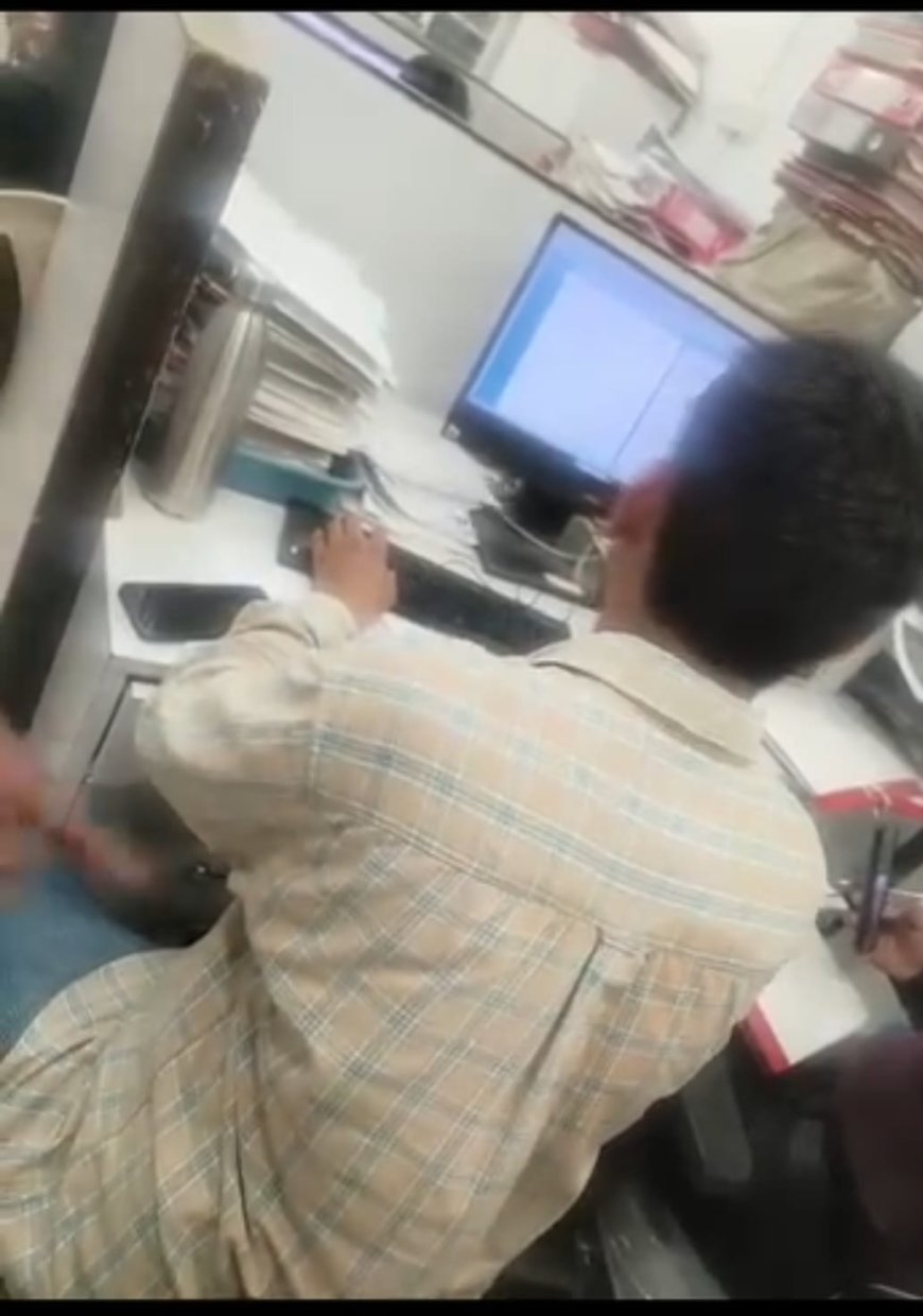 अभियंत्यांच्या खुर्चीत बसून ठेकेदाराच्या कर्मचाऱ्याकडून कामकाज? व्हायरल व्हिडिओमुळे पालिका प्रशासनावर प्रश्नचिन्ह