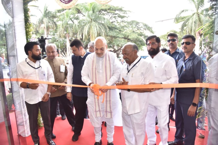 अमित शहा यांच्या हस्ते इचलकरंजी जनता सहकारी बँकेच्या नूतन प्रशासकीय इमारतीचे उद्घाटन