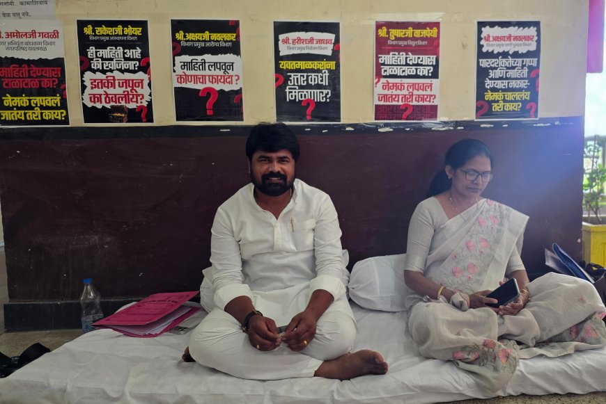 यवतमाळ पालिकेत अधिकाऱ्यांची मुजोरी? माहिती न दिल्याने गटनेते डॉ. नीरज वाघमारे यांचे ठिय्या आंदोलन