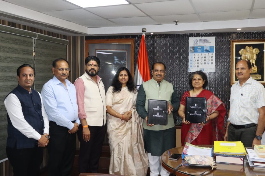 जैन अल्पसंख्यांक आर्थिक विकास महामंडळ आणि राष्ट्रीय अल्पसंख्यांक विकास व वित्त महामंडळात सामंजस्य करार; महाराष्ट्रासाठी १०० कोटींचा निधी
