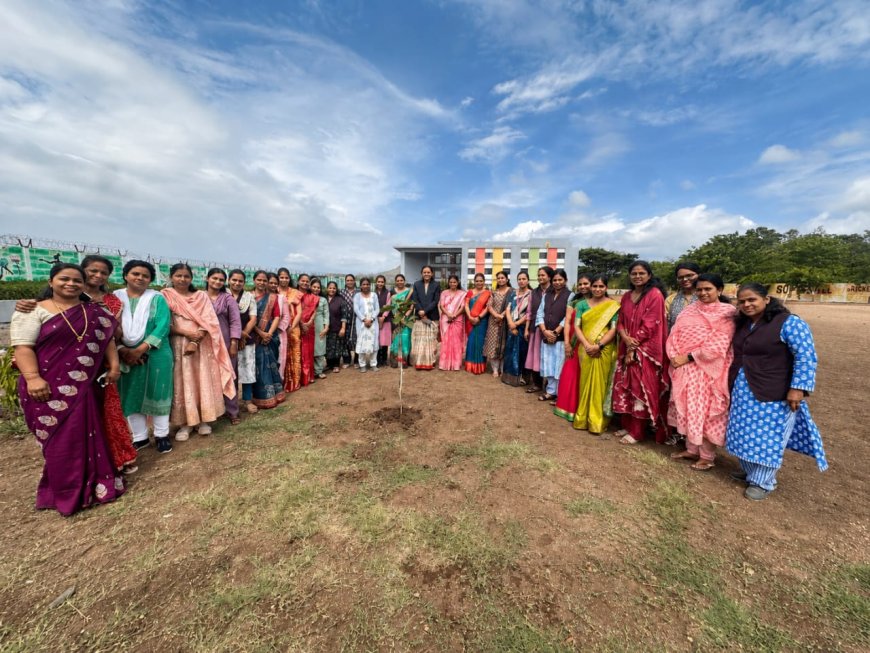 वटपौर्णिमेनिमित्त होरायझन अकॅडमीत वटवृक्ष लागवड; पर्यावरण संवर्धनाचा दिला संदेश