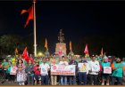 पर्यावरण संवर्धनाचा संदेश देत ७० सायकलपटूंची इचलकरंजी–पंढरपूर सायकल वारी; ‘नशामुक्त अभियानाला’ही बळ