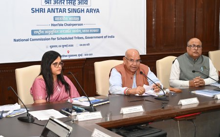 अनुसूचित जमातींसाठी केंद्र-राज्याच्या योजनांचा प्रभावी लाभ द्या; राष्ट्रीय अनुसूचित जमाती आयोगाचे अध्यक्ष अंतर सिंह आर्य यांचे निर्देश