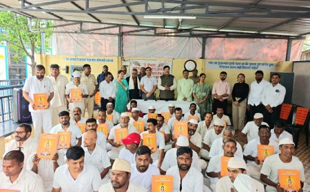 येरवडा खुले कारागृहात गाई भेट आणि ‘सार्थ ज्ञानेश्वरी’ वाटप; सुधारणा व पुनर्वसनाला नवी दिशा
