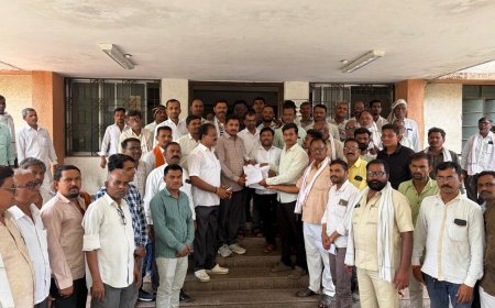 कलगाव–गुंज रस्त्याची १० वर्षांपासून दुरवस्था; ८ दिवसांत काम सुरू न झाल्यास बेमुदत चक्काजामचा इशारा