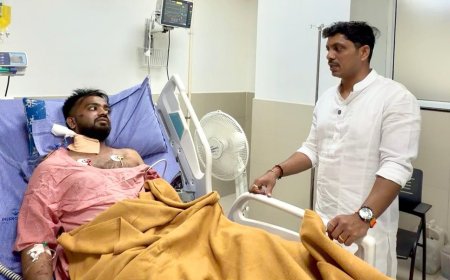 मोशी दुर्घटनेतील जखमींची महापौर रवि लांडगे यांनी घेतली रुग्णालयात भेट; महापालिकेकडून सर्वतोपरी मदतीची ग्वाही