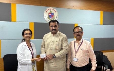 वाढदिवसानिमित्त आरोग्य समिती अध्यक्ष हरिष भांदिर्गे यांचा अवयवदानाचा संकल्प; नायर रुग्णालयात अधिकृत नोंदणी
