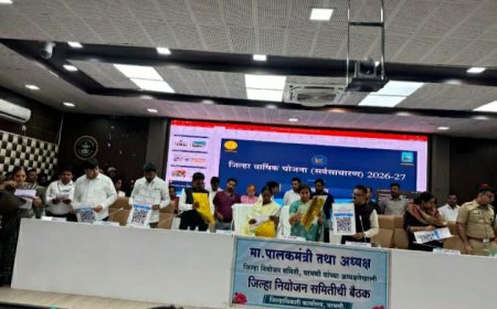 परभणी जिल्हा विकासकामांचा आढावा; प्रलंबित प्रश्नांवर जिल्हा नियोजन समिती बैठकीत सविस्तर चर्चा
