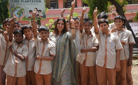 आज पेन्सिल, उद्या रोपटे! स्नेहआशा फाउंडेशनचा माहिममधील विद्यार्थ्यांना हरित भविष्याचा प्रेरणादायी संदेश