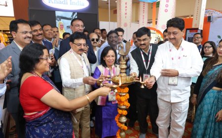 भारत टेक्स 2026’मध्ये महाराष्ट्र दालनाचे उद्घाटन; उद्योगस्नेही महाराष्ट्रात गुंतवणुकीचे मंत्री संजय सावकारे यांचे आवाहन