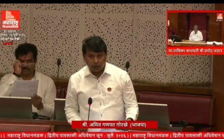 पावसाळी अधिवेशनात जनहिताच्या १४ मुद्द्यांवर आमदार अमित गोरखे यांचा बुलंद आवाज; मोशी दुर्घटनेमुळे पत्रकार परिषद रद्द करत जपली संवेदनशीलता
