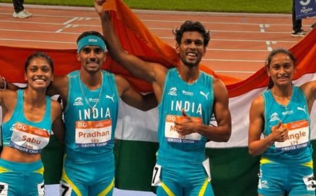 आशियाई अंडर-२३ अॅथलेटिक्स स्पर्धेत नाशिकच्या श्रावणी सांगळेची ऐतिहासिक कामगिरी; दोन सुवर्ण, एक कांस्य पदकाची कमाई
