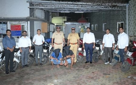एमआयडीसी पोलिसांची मोठी कारवाई; 11 इलेक्ट्रिक स्कूटर चोरी प्रकरणांचा उलगडा, दोघांना अटक