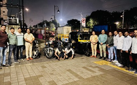 वाहन चोरी करणाऱ्या सराईत गुन्हेगाराला अटक; पिंपरी-चिंचवड पोलिसांकडून ५ वाहने जप्त