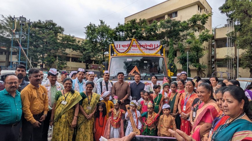 संत तुकाराम महाराज पालखी सोहळ्यात पिंपरी-चिंचवड महापालिकेचा ‘साक्षरतेची वारी, शिक्षणाचा संदेश’ चित्ररथ सहभागी