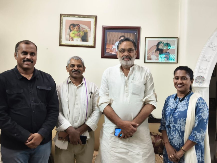 भारतीय किसान युनियनचे राष्ट्रीय महामंत्री युद्धवीर सिंह यांची मराठा समन्वय परिषदेच्या पदाधिकाऱ्यांसोबत वैचारिक भेट