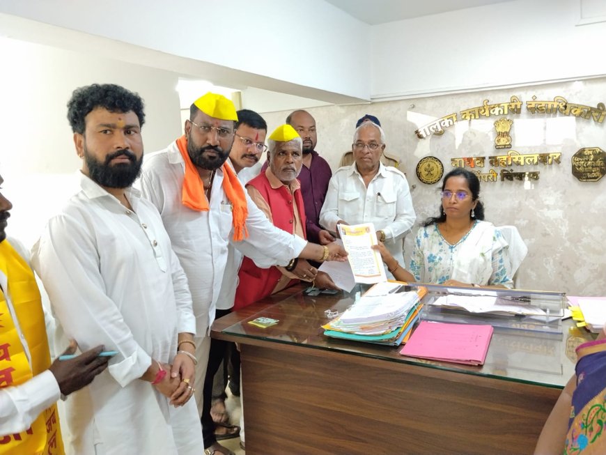 लोकनेते युवराज दाखले यांच्या नेतृत्वाखाली मातंग समाजाचे आंदोलन; 'अ-ब-क-ड' उप-वर्गीकरणाची तात्काळ अंमलबजावणी करण्याची मागणी