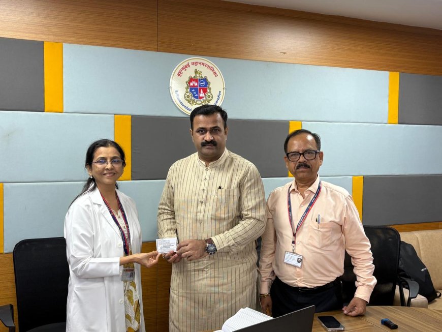 वाढदिवसानिमित्त आरोग्य समिती अध्यक्ष हरिष भांदिर्गे यांचा अवयवदानाचा संकल्प; नायर रुग्णालयात अधिकृत नोंदणी