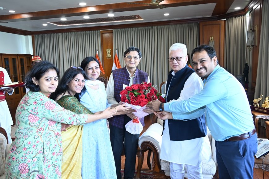 'स्पिक मॅके'च्या शिष्टमंडळाची राज्यपाल जिष्णु देव वर्मा यांची सदिच्छा भेट; सुवर्णमहोत्सवी कार्यक्रमाचे निमंत्रण
