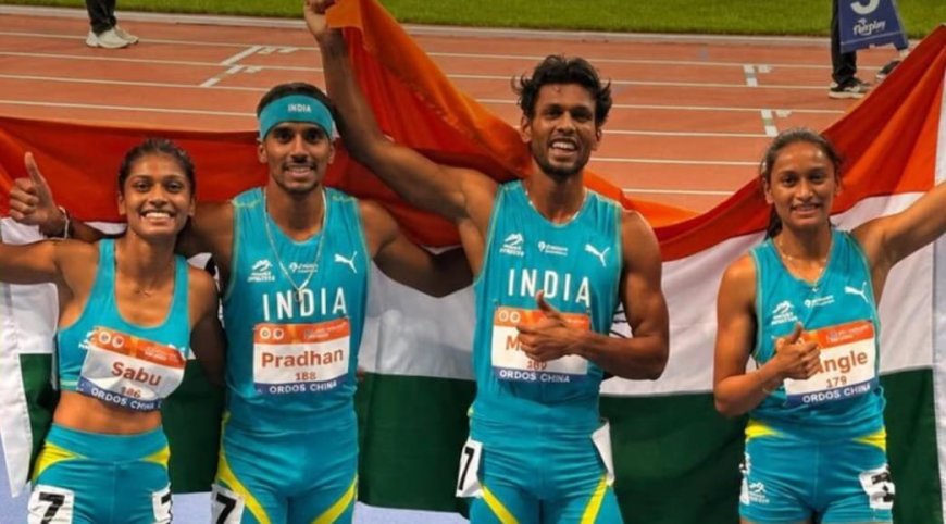 आशियाई अंडर-२३ अॅथलेटिक्स स्पर्धेत नाशिकच्या श्रावणी सांगळेची ऐतिहासिक कामगिरी; दोन सुवर्ण, एक कांस्य पदकाची कमाई