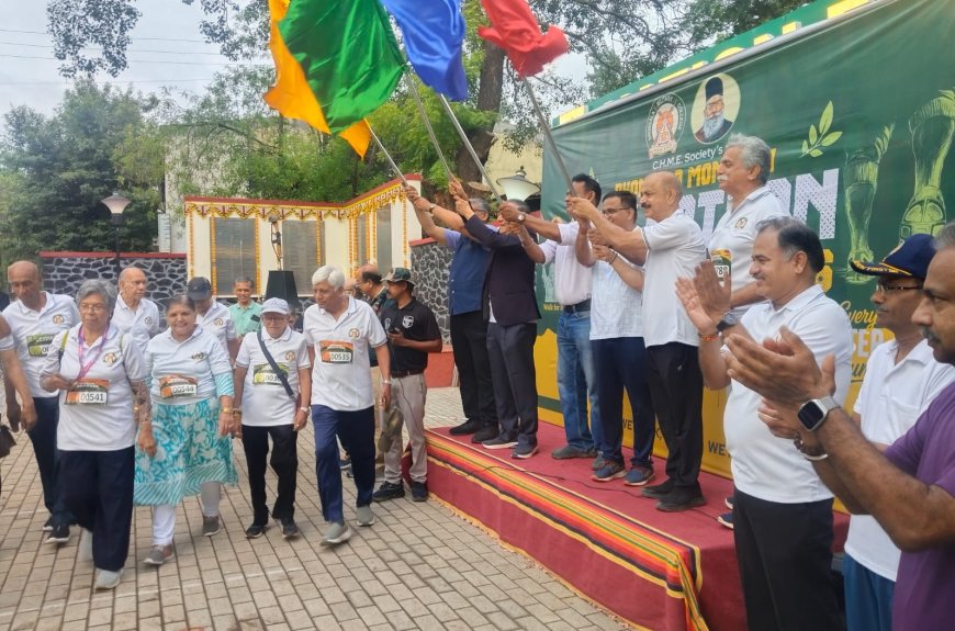 भोंसला वॉकथॉन २०२६ : ज्येष्ठांच्या जिद्दीला सलाम; डॉ. प्रकाश जोशी, हरिश्चंद्र थोरात आणि केशव मोटे विजेते