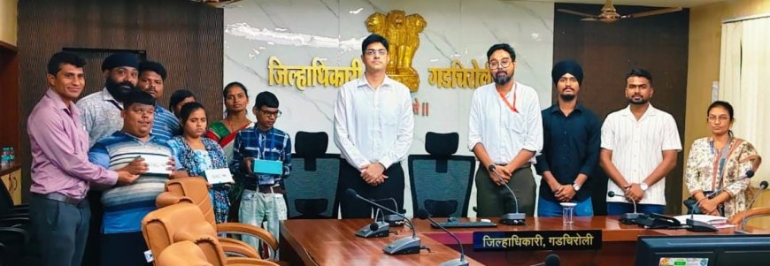 मुख्यमंत्र्यांच्या वाढदिवसानिमित्त दृष्टीदोष असलेल्या विद्यार्थ्यांना 'स्मार्ट व्हिजन' उपकरणांचे वाटप