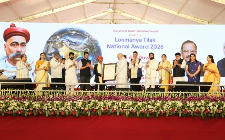 लोकमान्य टिळक राष्ट्रीय पुरस्काराने अजित डोवाल सन्मानित; राष्ट्रसेवेतील योगदानाचा गौरव
