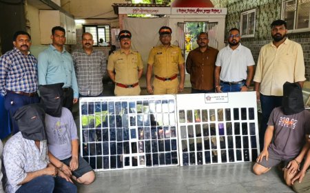 बेस्ट बसमधील प्रवाशांचे मोबाईल चोरणाऱ्या टोळीचा पर्दाफाश; ३ गुन्हे उघड, १३६ मोबाईल जप्त