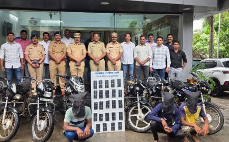 वाकड पोलिसांची मोठी कारवाई; ७ सराईत वाहनचोरांना अटक, ९ मोटारसायकली व २४ मोबाईल जप्त
