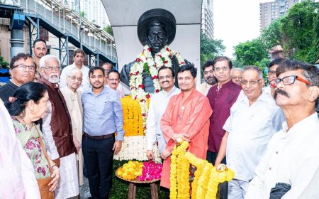 मुंबईचे शिल्पकार नाना शंकरशेट यांच्या १६१ व्या पुण्यतिथीनिमित्त विविध कार्यक्रमांतून विनम्र अभिवादन