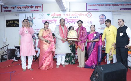 कजरी महोत्सवात मराठी गीतांची सुरेल मैफल; उत्तर भारतीय-मराठी सांस्कृतिक ऐक्याचा अनोखा संगम