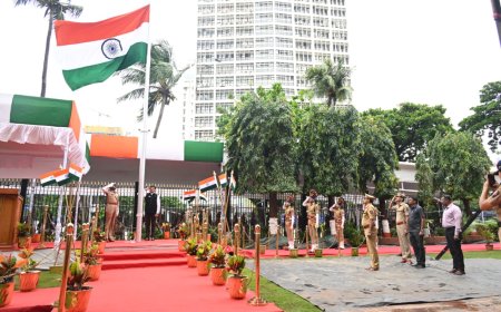 स्वातंत्र्यदिनाच्या मुख्य शासकीय सोहळ्याची मंत्रालयात रंगीत तालीम; 15 ऑगस्टला मुख्यमंत्री देवेंद्र फडणवीस यांच्या हस्ते ध्वजारोहण