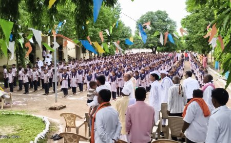 माथा येथे रामदास आठवले विद्यालयात ८०वा स्वातंत्र्यदिन उत्साहात साजरा; देशभक्तीच्या वातावरणात विद्यार्थ्यांचा उत्स्फूर्त सहभाग