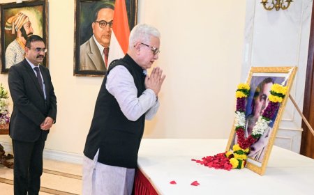 राजीव गांधी जयंतीनिमित्त लोकभवन व मंत्रालयात सद्भावना प्रतिज्ञा; राज्यपाल जिष्णू देव वर्मा यांच्याकडून अभिवादन