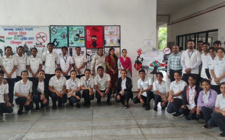 मविप्र नर्सिंग महाविद्यालयात अँटी-रॅगिंग सप्ताह; ‘रॅगिंगला नकार, सुरक्षित शिक्षणाला होकार’चा संदेश