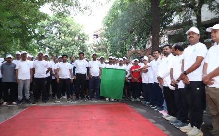 पाणी अडवा, पाणी जिरवा, जलयुक्त महाराष्ट्र घडवा; कोल्हापुरात महावॉकेथॉन उत्साहात संपन्न