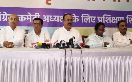 नाशिकमध्ये काँग्रेस जिल्हाध्यक्षांचे प्रशिक्षण शिबिर; मतदार पुनरीक्षणावर हर्षवर्धन सपकाळ यांचा भाजपवर गंभीर आरोप