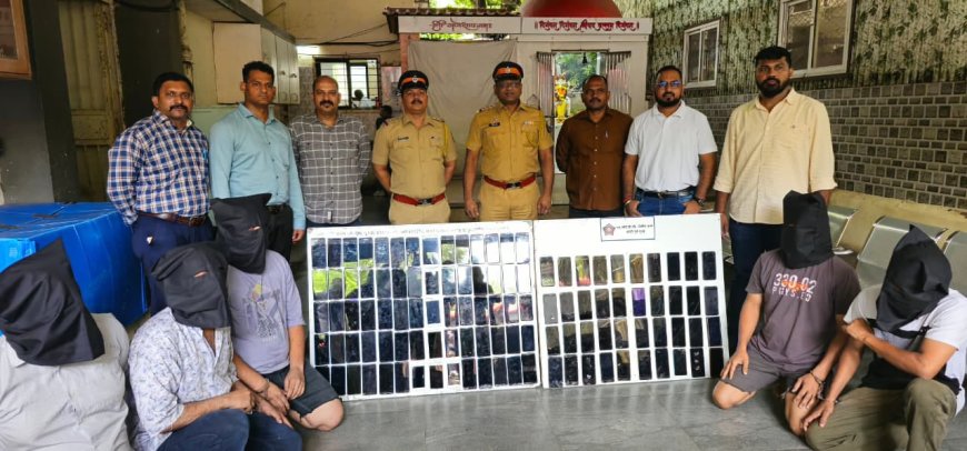 बेस्ट बसमधील प्रवाशांचे मोबाईल चोरणाऱ्या टोळीचा पर्दाफाश; ३ गुन्हे उघड, १३६ मोबाईल जप्त
