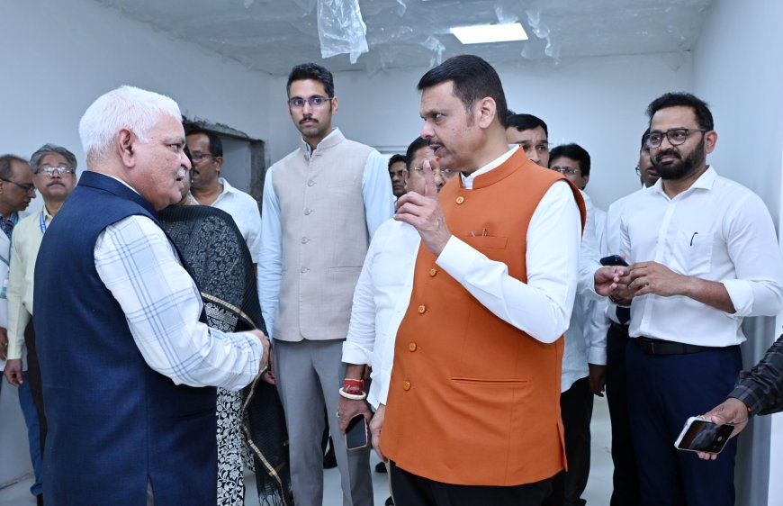 मेडिकल-मेयोतील विकासकामांची मुख्यमंत्र्यांकडून पाहणी; सर्पदंशग्रस्त बालिकेच्या प्रकृतीचीही घेतली चौकशी