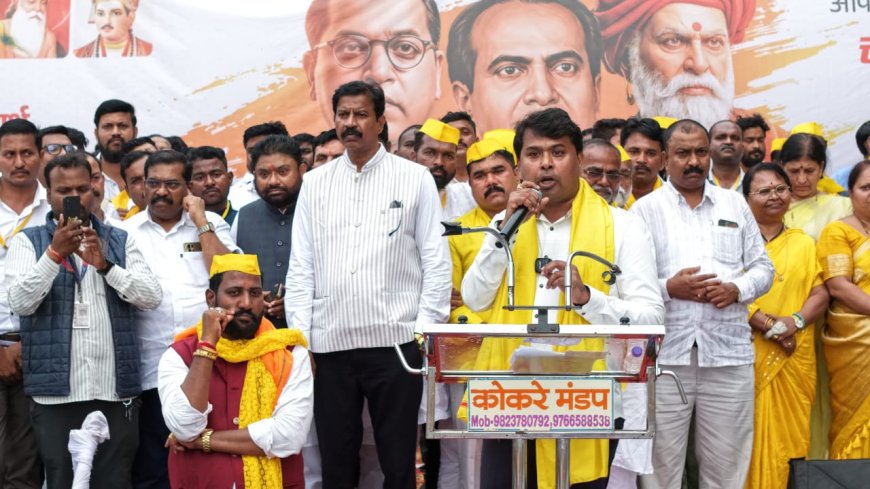 अनुसूचित जाती उपवर्गीकरणाच्या मागणीसाठी पिंपरी-चिंचवडमध्ये जनआक्रोश महामोर्चा; हजारो समाजबांधवांचा सहभाग आमदार अमित गोरखे यांच्या नेतृत्वाखाली मोर्चा; निगडी तहसीलदारांना निवेदन
