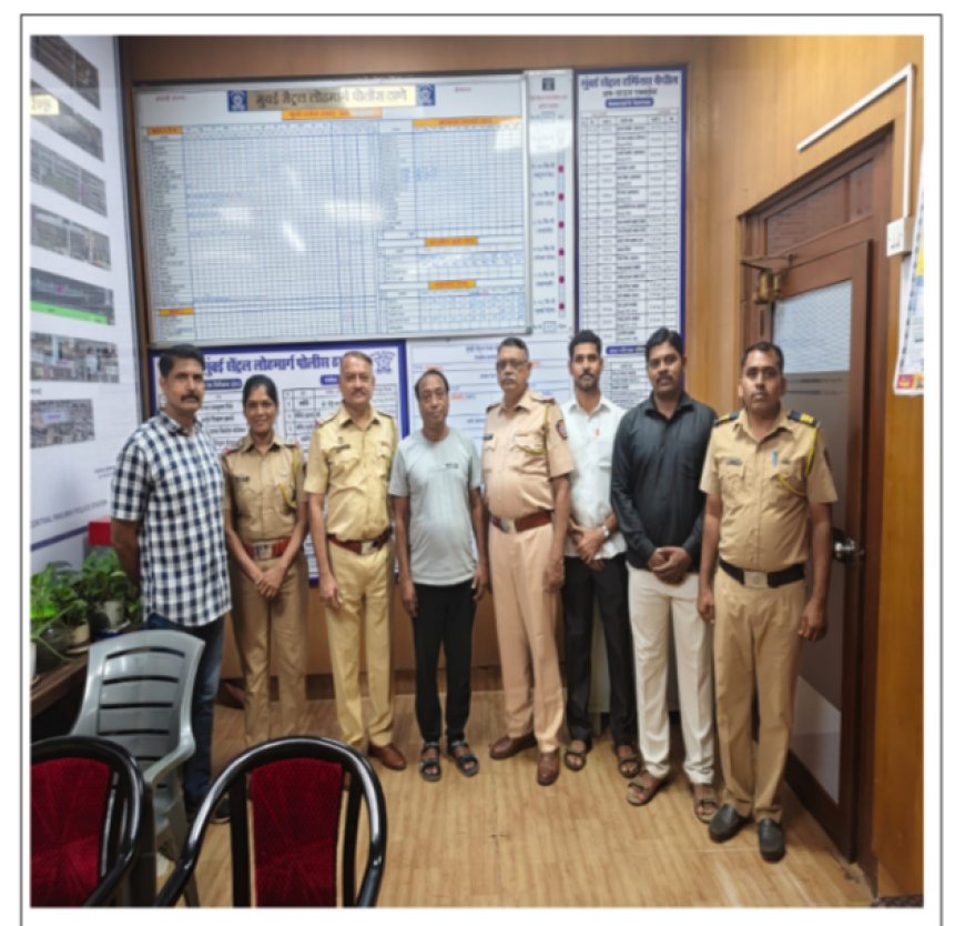 मुंबई सेंट्रल रेल्वे पोलिसांची कारवाई; संशयित प्रवाशाच्या तपासणीत सराईत गुन्हेगार जेरबंद, धारदार चाकू जप्त