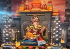 श्रीगणेशाच्या देखाव्यात साकारले जेजुरीगड पर्वताचे शिवलिंगाकार ‘कैलास शिखर’; मृत्यूलोकी दुसऱ्या कैलासाची अनोखी प्रतिकृती