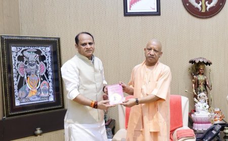 प्रतापगडच्या सातही विधानसभा जागांवर कमळ फुलविण्याचा संकल्प; दिनेश प्रताप सिंह यांची मुख्यमंत्री योगी आदित्यनाथ यांच्याशी भेट