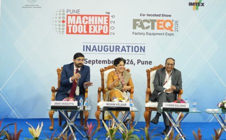 पुणे मशीन टूल एक्स्पो 2026 आणि FACTEQ 2026 चे पुण्यात उद्घाटन; आधुनिक उत्पादन तंत्रज्ञानाचे भव्य प्रदर्शन