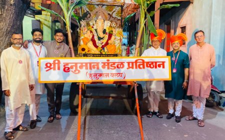 पुण्यातील श्री हनुमान मंडळ प्रतिष्ठानचा शताब्दी सोहळा; ‘पुणवडी’ भव्य देखाव्यातून उलगडले जुने पुणे