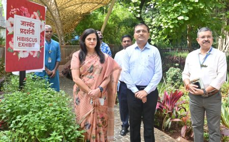 वीरमाता जिजाबाई भोसले उद्यानातील विविध प्रकल्पांची आयुक्त अश्विनी भिडे यांच्याकडून पाहणी