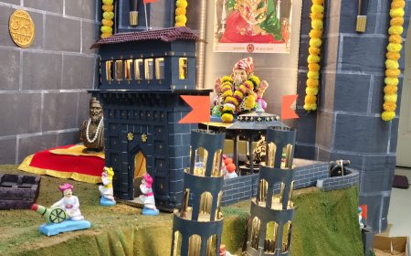 स्वराज्याचा जिवंत वारसा : ‘दुर्गराज रायगड’ गणेशोत्सव देखाव्यातून गड-किल्ले संवर्धनाचा संदेश