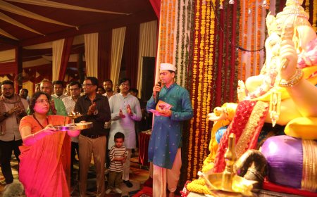 महाराष्ट्र सदनातील गणेशोत्सवाला दिल्लीकरांचा उत्स्फूर्त प्रतिसाद; खाद्य, कला व खरेदी दालनांमध्ये गर्दी