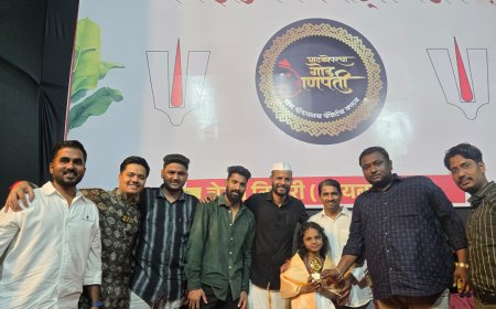 माता रमाबाई आंबेडकर नगरमध्ये यंग इंडियन स्पोर्ट्स क्लबचा भक्तिमय गणेशोत्सव; सत्यनारायण महापूजेला भाविकांची मोठी गर्दी