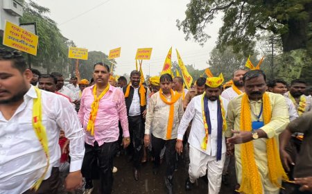 भर पावसात मातंग समाजाचा आरक्षणासाठी एल्गार; नाशिकमध्ये उपवर्गीकरणाच्या मागणीसाठी जनआक्रोश महामोर्चा